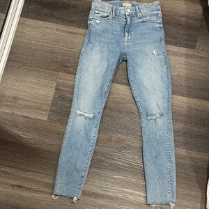 MOTHER Light Blue Skinny Jeans